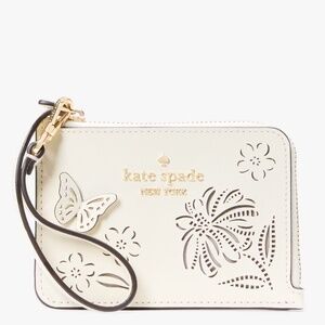 Kate Spade Perforated butterfly Wristlet